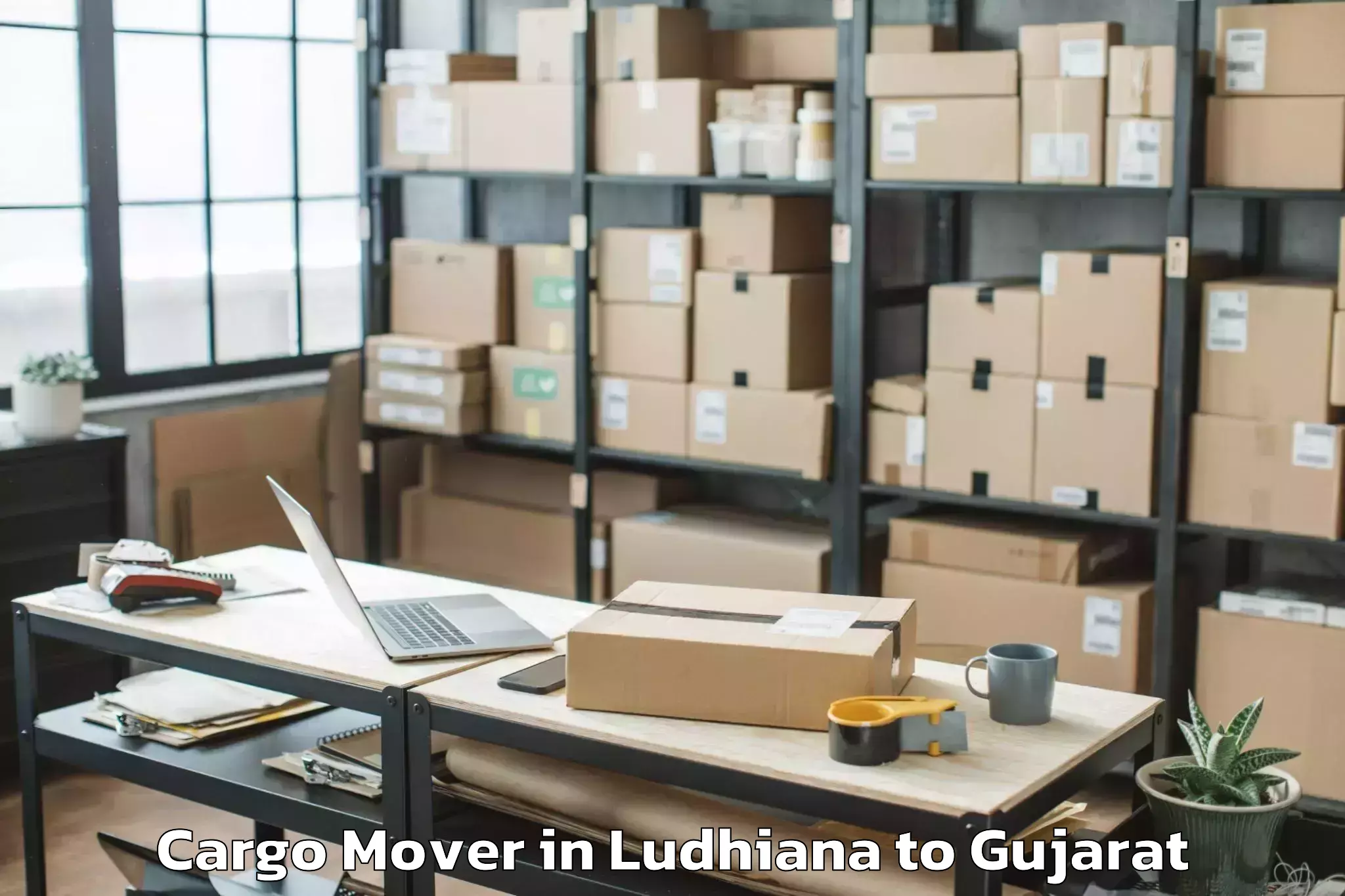 Book Ludhiana to Shree Somnath Sanskrit Univers Cargo Mover